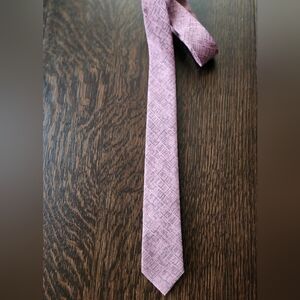 Vintage π© 50's 60's Rockabilly Steampunk Skinny Pink Gray Necktie EUC $19